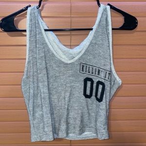 Crop top with a hoodie